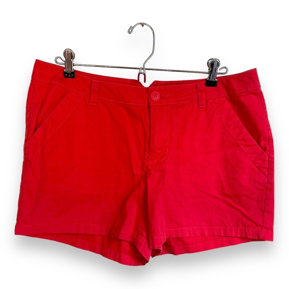 Columbia Women Sz: 10  Chino Shorts Mid Rise Pockets 4” Inseam